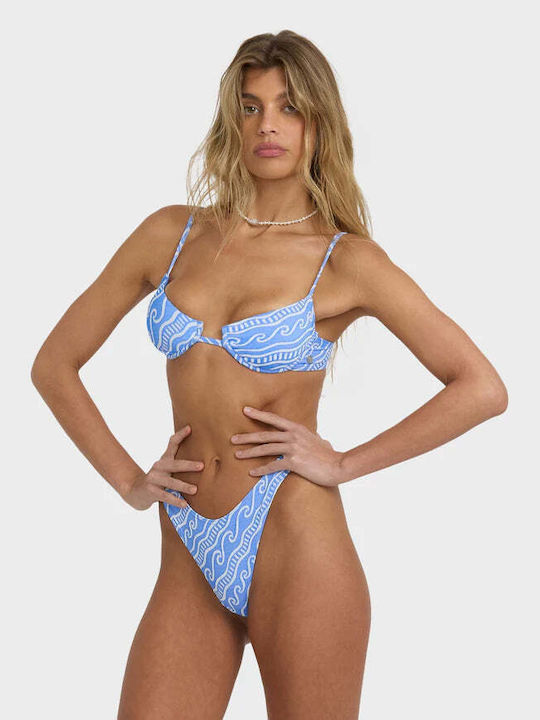Waves Skimpy Hike Bikini Slip Blau