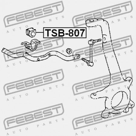 Inel Stabilizator Partea Frontală Toyota 4-Runner Grn21 Uzn21 2002.08-2009.08 Us 48815-60190