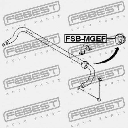 Febest Frontstabilisatorring Für Ford Mondeo Ge 2000-2007 Eu 1307891