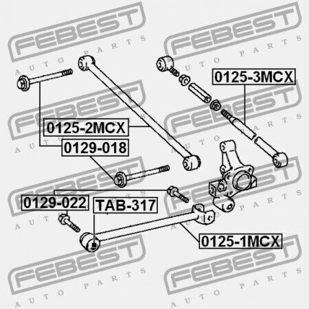 Febest Șurub Auto Pentru Toyota Camry