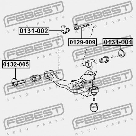 Febest Nuci Auto Pentru Toyota Croazieră Pe Uscat