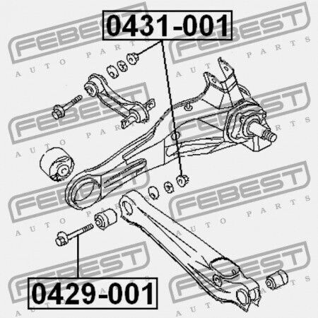 Febest Εκκεντροφόρος Αυτοκινήτου για Mitsubishi Lancer Lexus CT