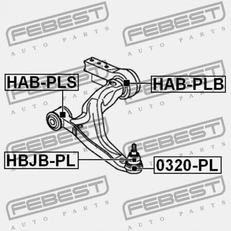Πείρος Μπροστινό Κάτω Μπράτσο Honda Pilot Yf4 2009-2014 Gn 51350-sza-a02