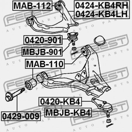 Капачка Болт Мицубиши Пайеро Monterolong V90 2006.08 G Xp 4013a090