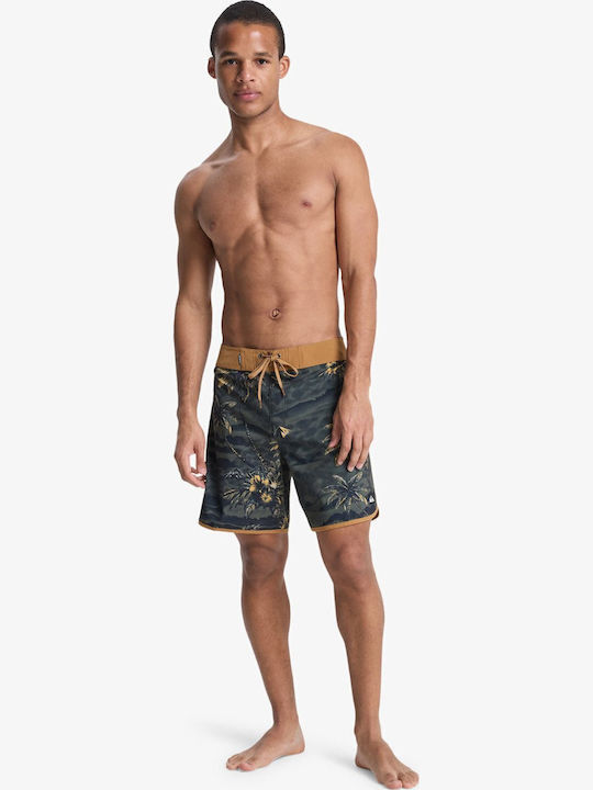 Surfsilk Scallop 18" Men's Swimwear Bermuda Black