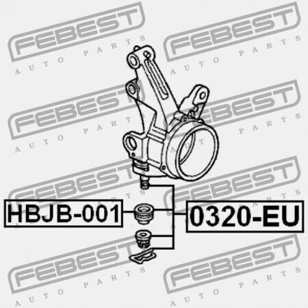 Honda Civic Es1 Pin Articulații Frontale 2001-2005 Eu 51215-s5a-j10