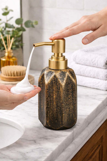 SteweHome Porcelain Soap Dish Gold