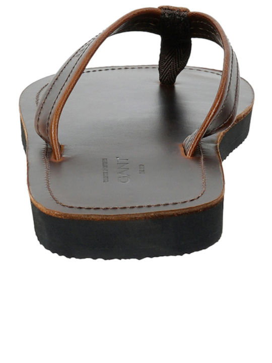 Brodale Herren Flip Flops Braun