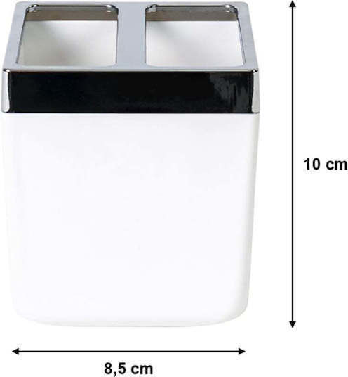 SteweHome Toothbrush Support Base Plastic White 5210357185489