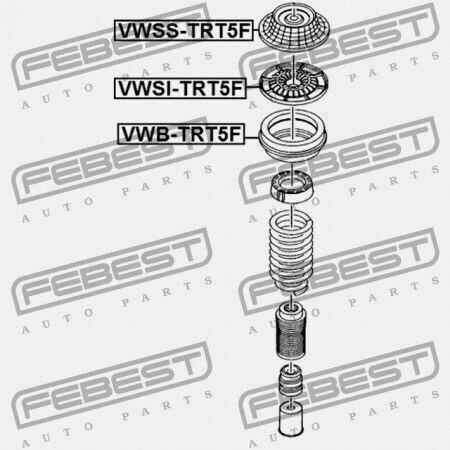 Febest Αμορτισέρ για Volkswagen Transporter 2003-2010