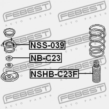 Febest Stoßdämpfer Für Nissan Maxima