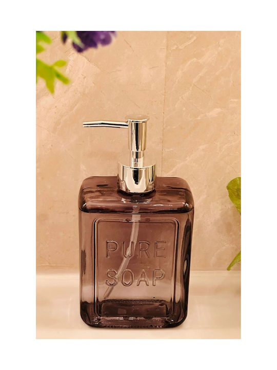 SteweHome Dispenser Κουζίνας Γυάλινο Μαύρο 500ml