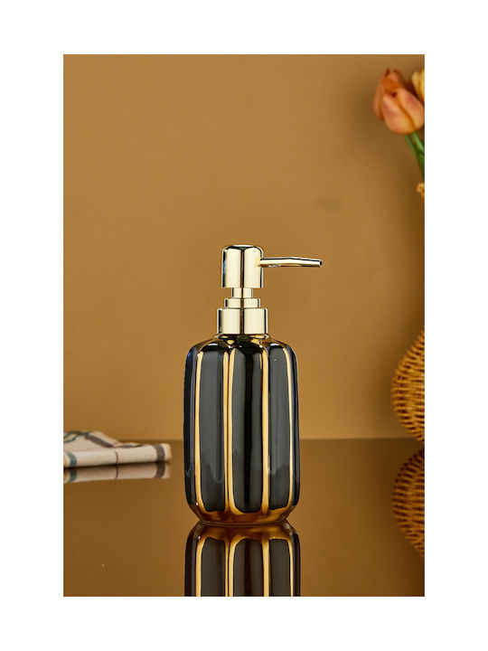 SteweHome Dispenser Κουζίνας από Πορσελάνη Μαύρο 340ml