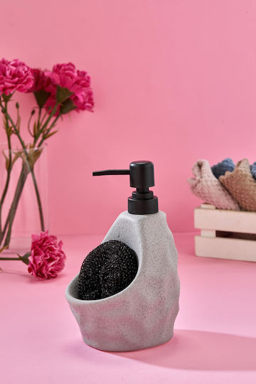 SteweHome Вградена Дозатор Диспенсър Керамика Сив 650ml
