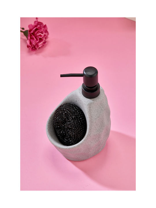 SteweHome Εντοιχιζόμενο Dispenser Κουζίνας Κεραμικό Γκρι 650ml