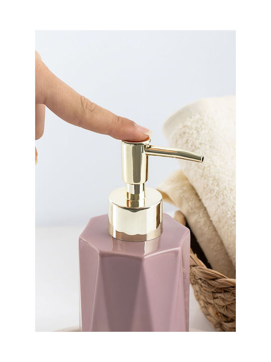 SteweHome Dispenser Κουζίνας από Πορσελάνη Ροζ