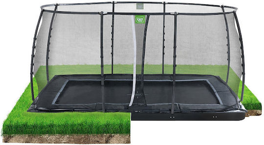 Exit Toys Trambulină de Exterior cu Diametru de 305 cm cu Plasă de Protecție