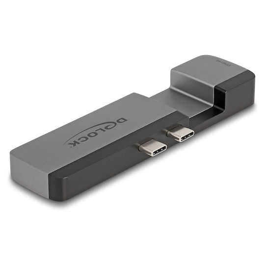 DeLock Docking Station with Dual USB-C 4K PD Ethernet for MacBook Pro / MacBook Air Grey (87757)