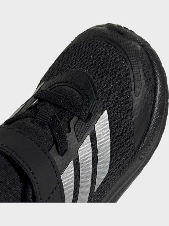 Runfalcon Kinder Sportschuhe Running mit Schnürsenkeln Schwarz