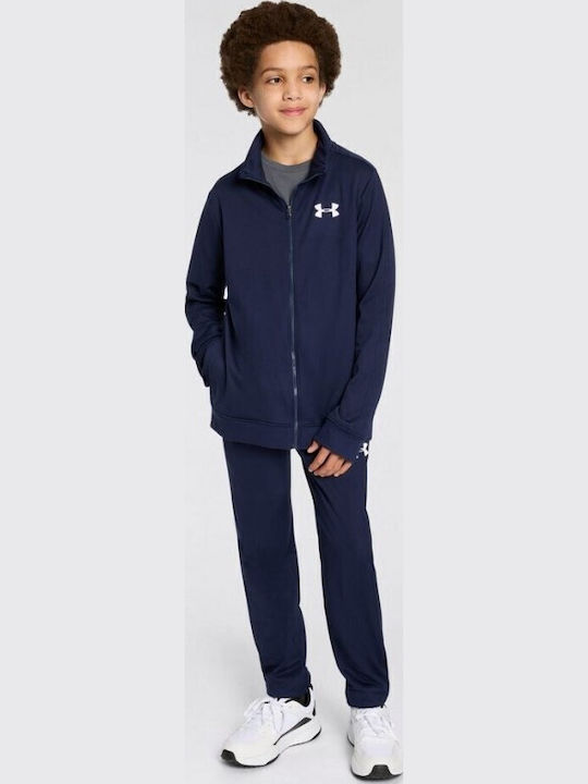 Kinder Sweatpants Set Mit Jacke Dunkelblau 2Stücke