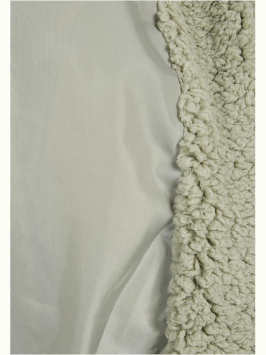 Sherpa Women's Soft Salvia Coat with Hood