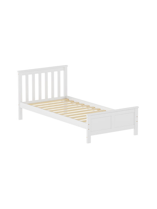 Neranda Pat Pentru Copii Cușetă Single Bej Pentru Saltea 90x190cm