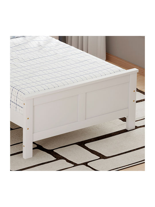 Neranda Pat Pentru Copii Cușetă Single Bej Pentru Saltea 90x190cm