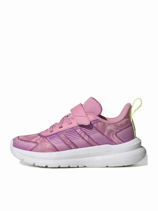 Tensaur Run Kinder Sportschuhe Running mit Schnürsenkeln Rosa