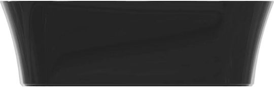 Ideal Standard Ipalyss Επικαθήμενος Νιπτήρας Πορσελάνης 55x38x12.5cm Μαύρος