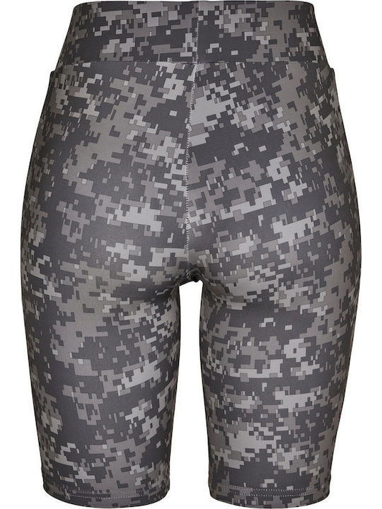 Yoga Γυναικείο Ποδηλατικό Κολάν Ψηλόμεσο Dark Digital Camo