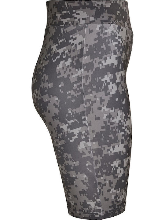 Yoga Γυναικείο Ποδηλατικό Κολάν Ψηλόμεσο Dark Digital Camo