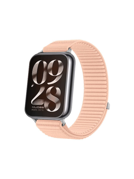Xiaomi Redmi Watch 4 5 6 Smart Band 8 Pro/9 Pro/10 Pro Curea Nylon Magic Tape Roz Sand Xiaomi Redmi Watch 4 5 6 Smart Band 8 Pro/9 Pro/10 Pro Curea Nylon Magic Tape Roz Sand