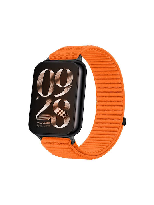 Xiaomi Redmi Watch 4 5 6 Smart Band 8 Pro/9 Pro/10 Pro Curea Nylon Magic Tape Portocaliu Xiaomi Redmi Watch 4 5 6 Smart Band 8 Pro/9 Pro/10 Pro Curea Nylon Magic Tape Portocaliu