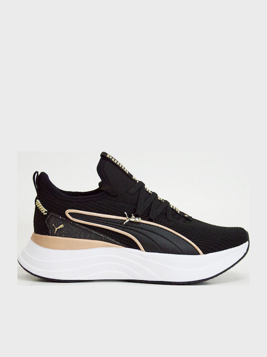 PUMA Softride Black Sneakers