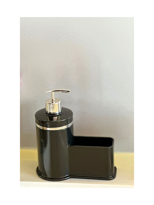 SteweHome Kitchen Plastic Black Dispenser