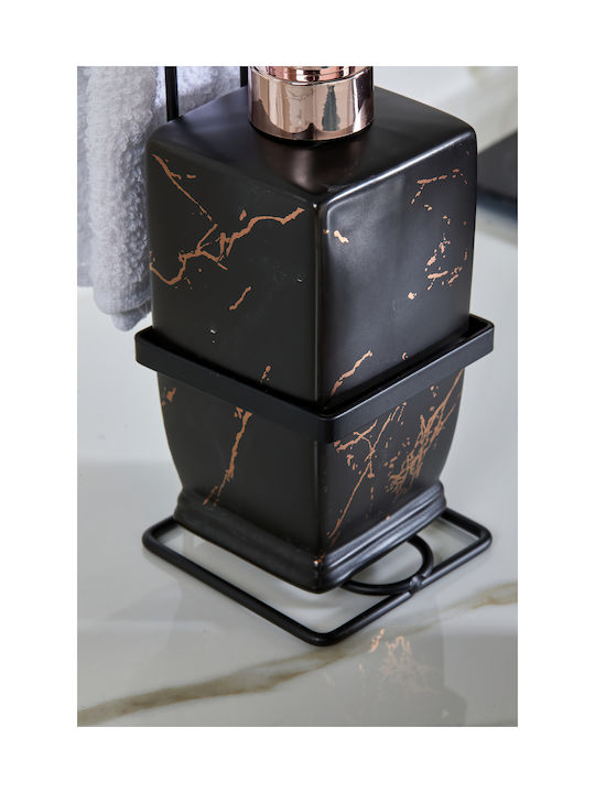 SteweHome Dispenser Κουζίνας από Πορσελάνη Μαύρο 200ml