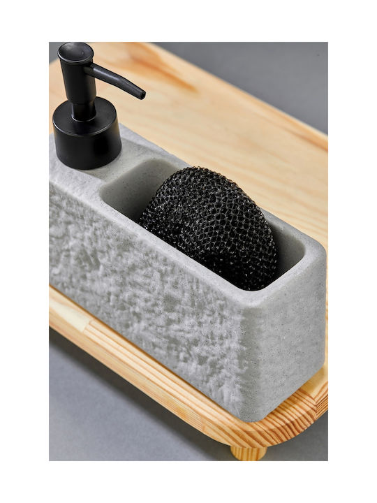 SteweHome Dozator De Bucătărie Ceramică Gri 480ml