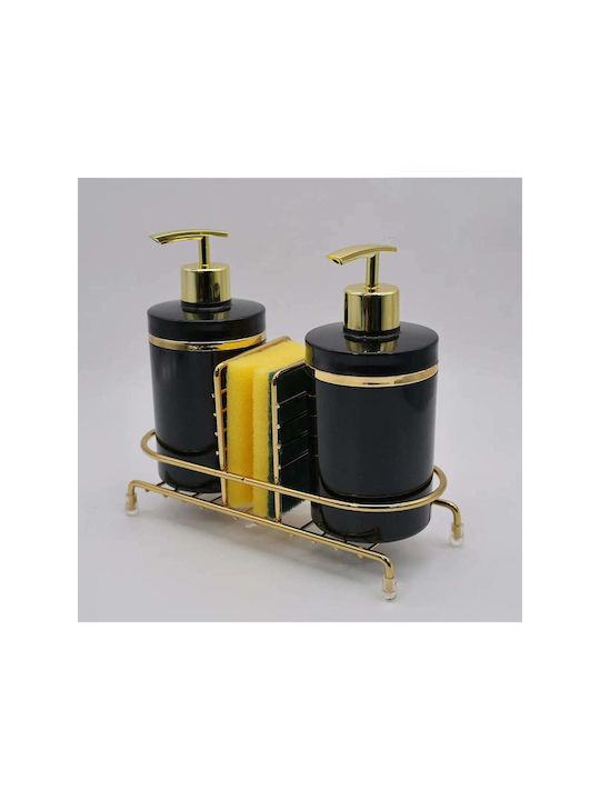 SteweHome Built-in Kitchen Metallic Black Dispenser
