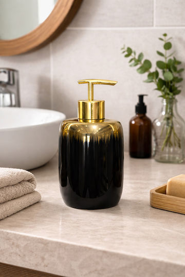 SteweHome Dispenser Κουζίνας Κεραμικό Μαύρο