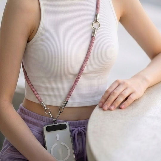 Mobile Phone Strap Crossbody & Hand Tech-Protect C10s Rope Pink Titanium