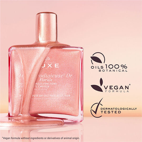 Nuxe Huile Prodigieuse Or Florale Multi-Purpose Ξηρό Shimmering Λάδι 50ml