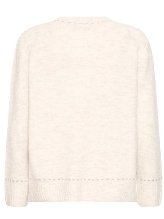 Women's Long Sleeve Sweater Ecru