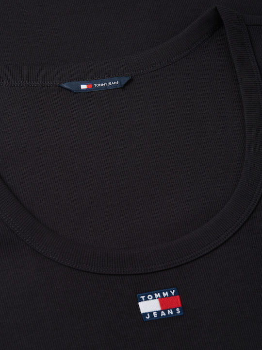 Καλοκαιρινό Maxi T-shirt Φόρεμα Μαύρο