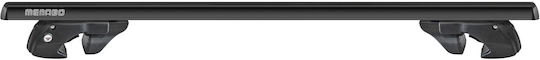 Menabo Aluminum Car Roof Bars Sherman XL Black 135 Cm Black Color Volkswagen Sharan 7M1A 5 Doors 1999>2004 Raised Rails Parallel Bars Set 2 Pieces 12290/MB MP.12290/MB-207