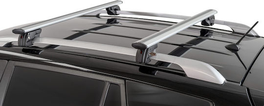 Menabo Aluminum Roof Bars Jackson XL Silver 135 Cm Silver Color Honda Shuttle 5 Doors 2010> Raised Rails Parallel Bars Set 2 Pieces 11290/mb Mp.11290/mb-80