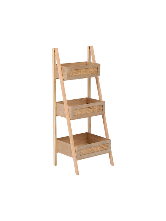Βιβλιοθήκη Scandy Φυσική Απόχρωση 44x37x110εκ.