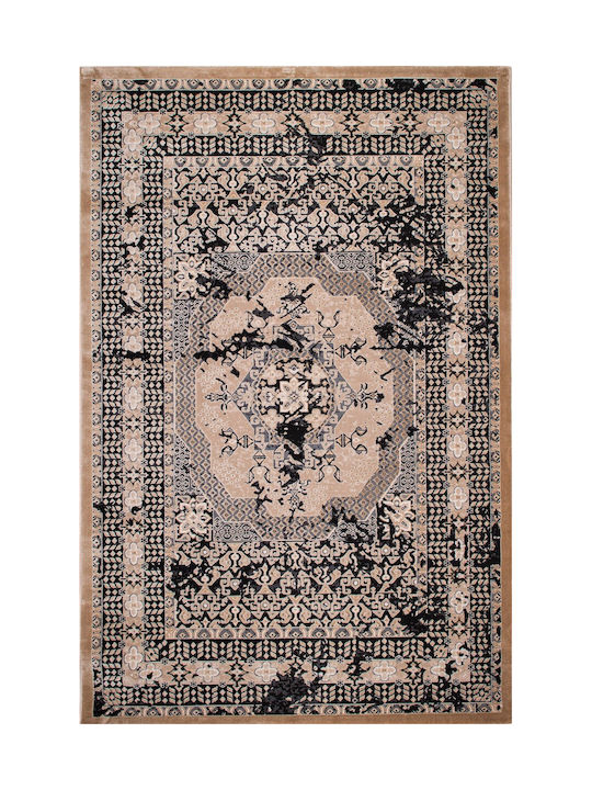 Klonaras Velvet 4437 Χαλί Ορθογώνιο Anthracite / Beige 133x190cm