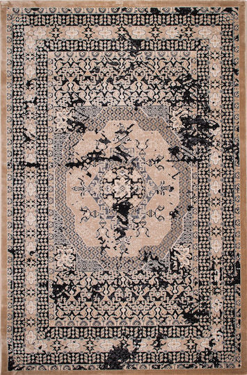 Klonaras Velvet 4437 Килим Правоъгълена Anthracite / Beige