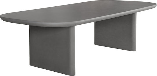 Azami Dining Room Table from Concrete Grey 300x112x75cm
