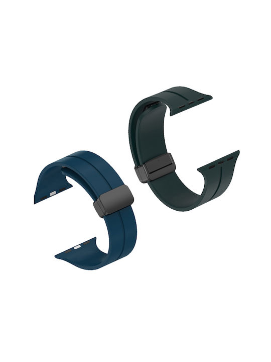 Techsuit W011 Strap Silicone Turquoise (Apple Watch 44/45/46mm/Ultra 49mm)